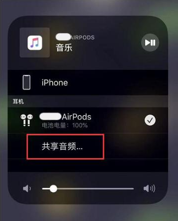 文罗镇苹果14音频维修点分享iPhone14音频共享设置方法 