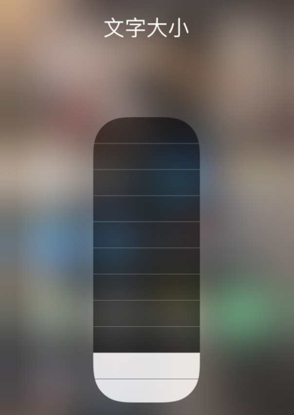 文罗镇苹果手机维修分享小技巧：在 iPhone 控制中心快速调节字体大小 